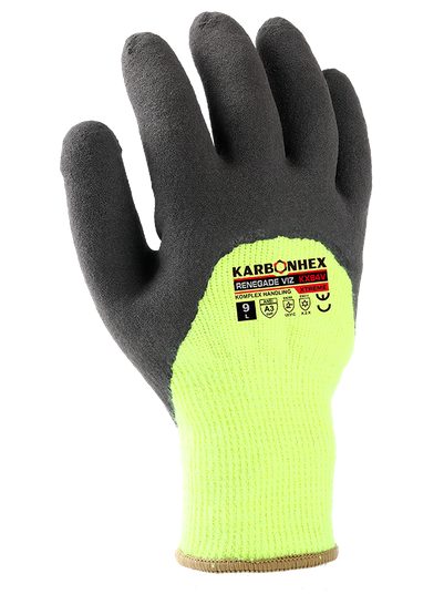 C33461 SW Safety® Karbonhex® KX84V 3/4 Latex Coated Hi-Viz Thermal Cut Gloves